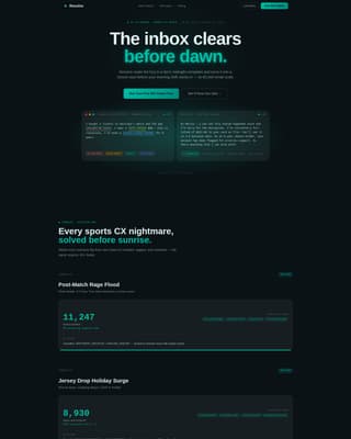 Resolve - Powerful Sportscx Landing Page Template