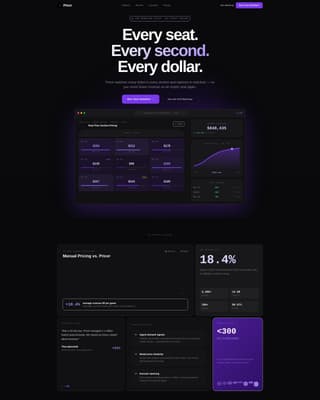 Pricer - Dynamic Sports Landing Page Template