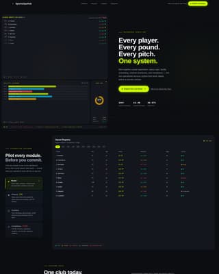 Sportsops - Powerful ERP Landing Page Template