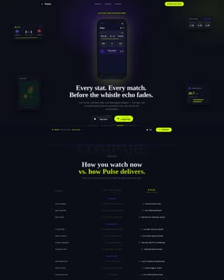 Pulse - Dynamic Sports Landing Page Template