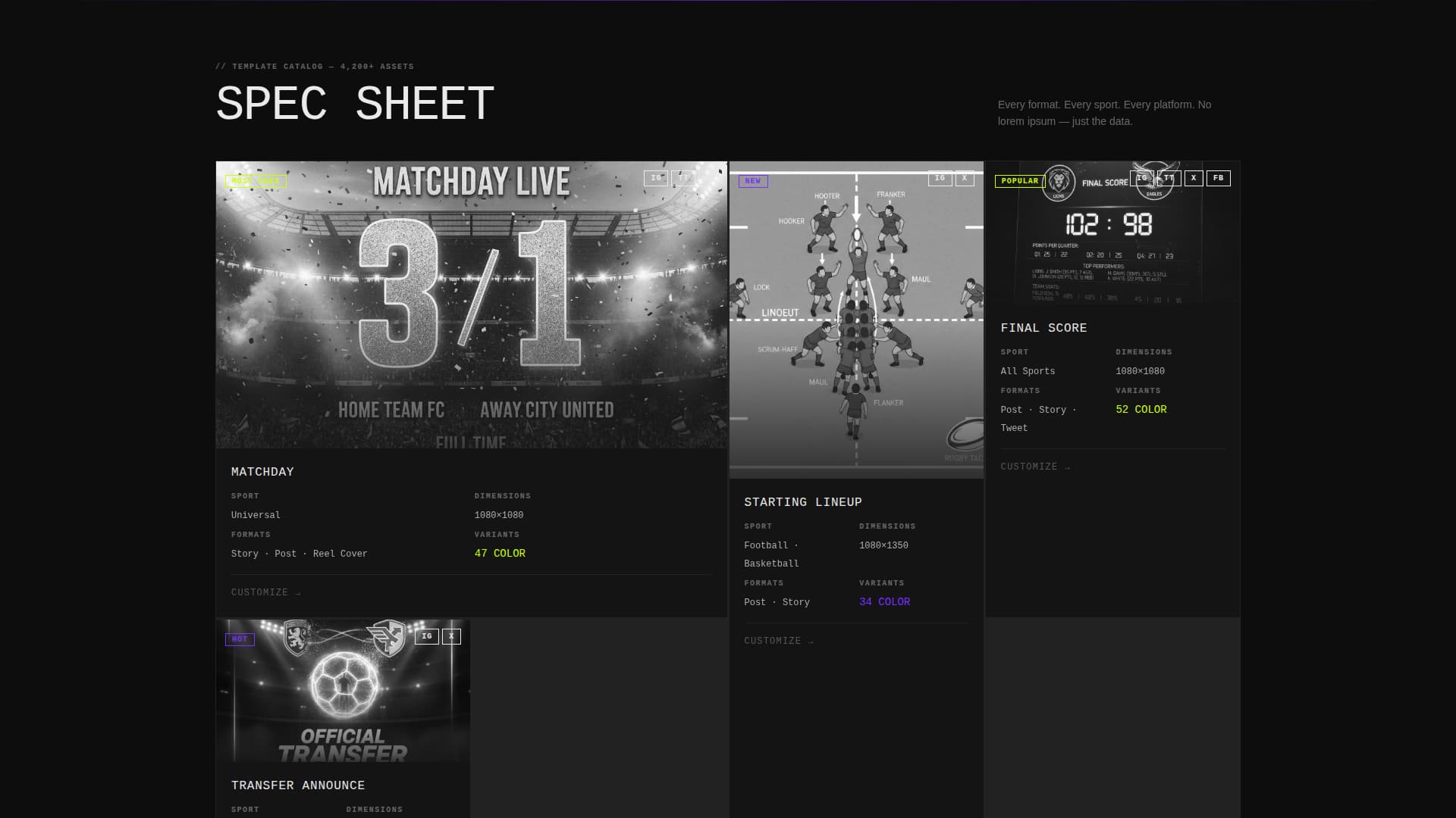 Gameday - Powerful Sports Landing Page Template