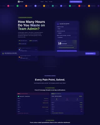 Roster - Powerful Teammanagement Landing Page Template