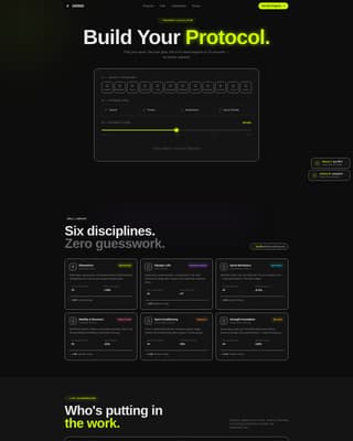 Grind - Elite Sportstraining Landing Page Template