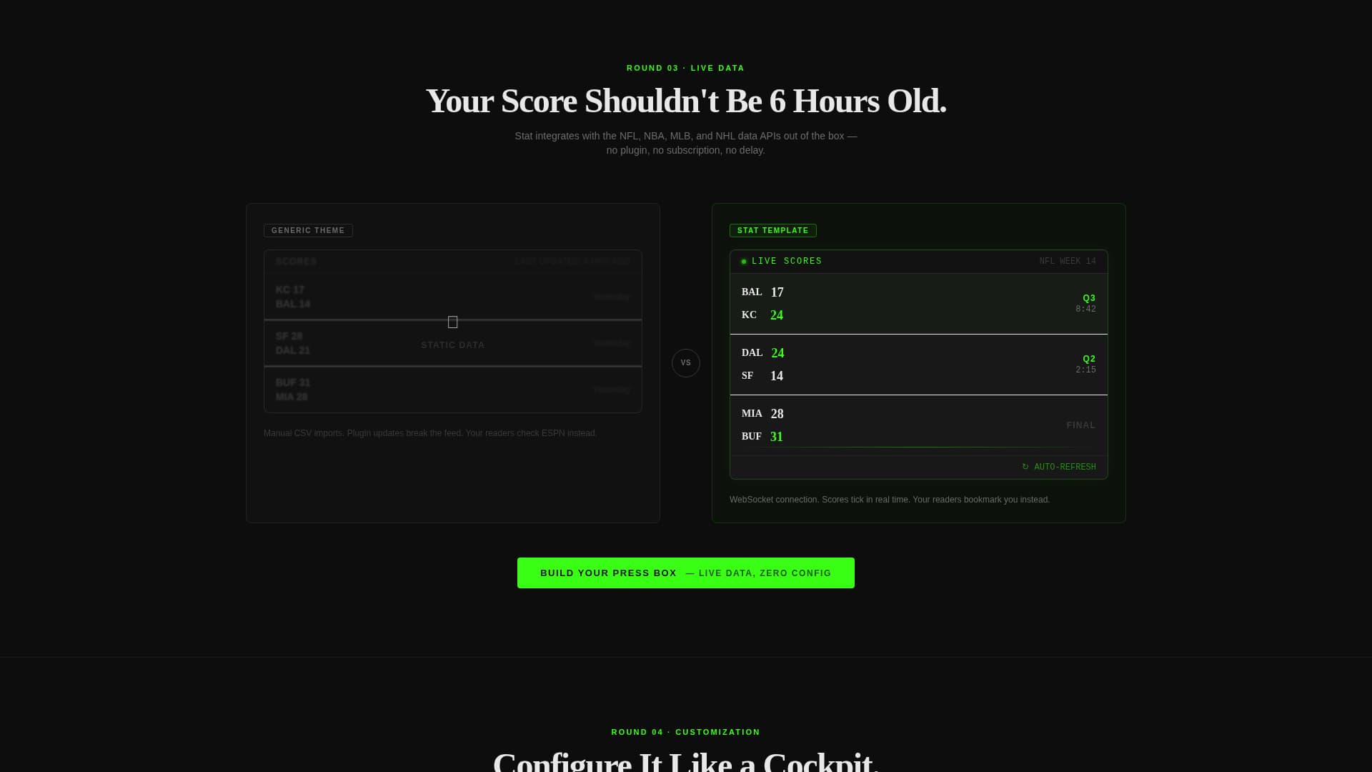 Apex — Athletic Performance Landing Page Template