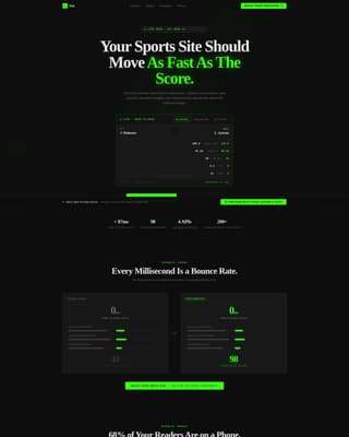 Apex — Athletic Performance Landing Page Template