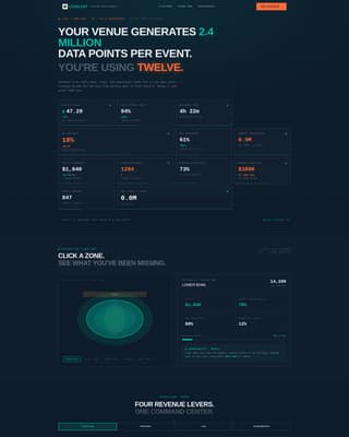 Catalyst - Powerful Stadium Landing Page Template