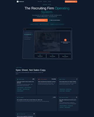 Headcount - Powerful Recruiting Landing Page Template