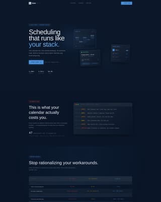 Slate - Powerful Scheduling Landing Page Template