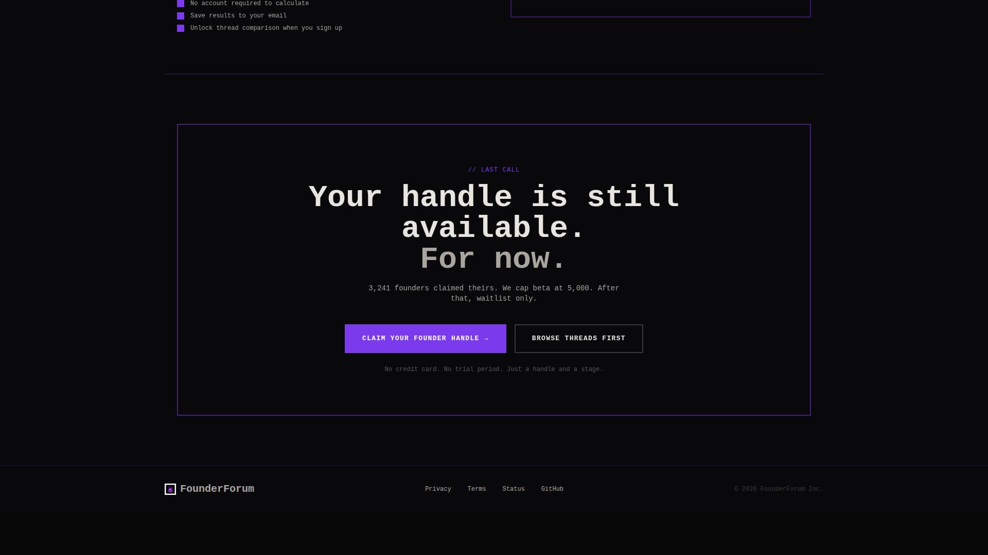 Foundry - Brutalist Startup Landing Page Template