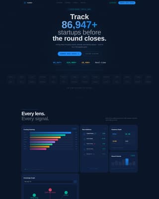 Ticker - Powerful Startup Landing Page Template