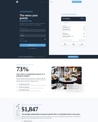 Dine — Bistro Booking Landing Page Template