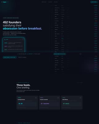 Signal - Powerful Startup Landing Page Template