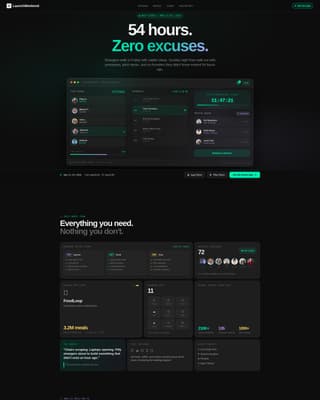 Launchweekend - Dynamic Startup Landing Page Template
