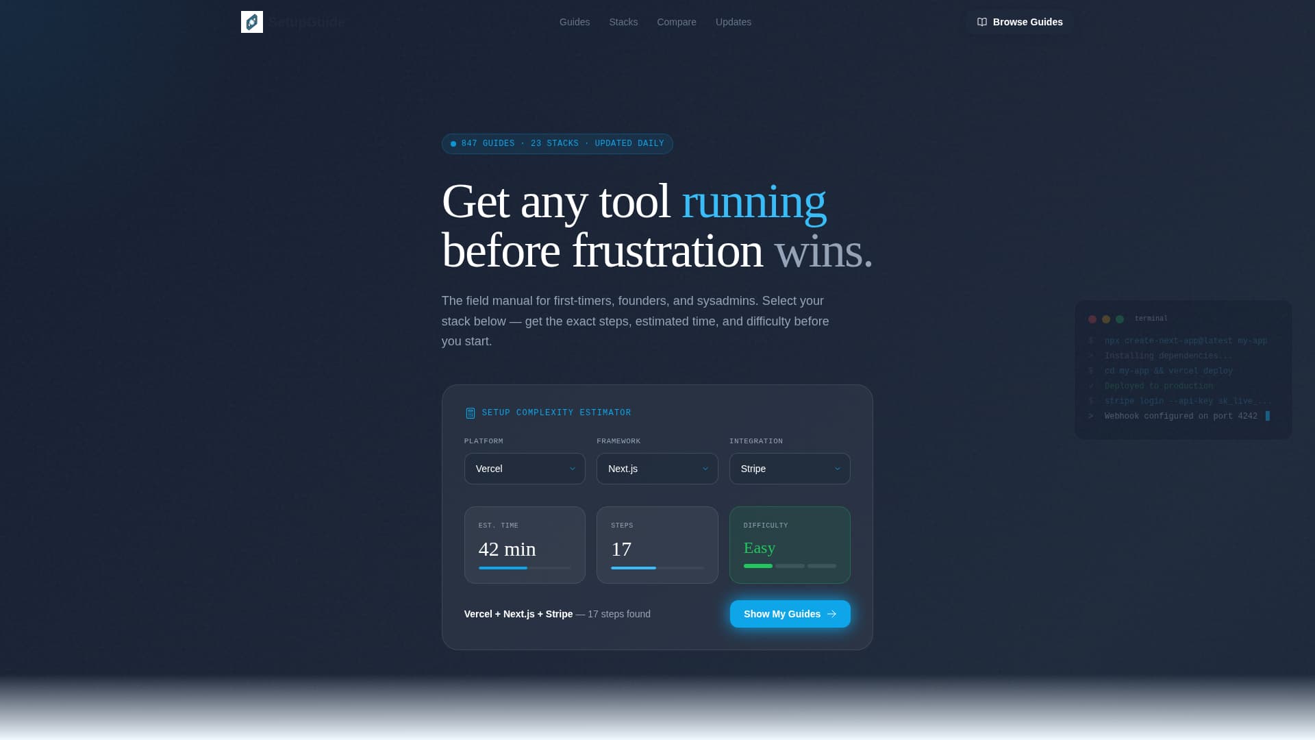 Launchpad - Powerful Setup Landing Page Template