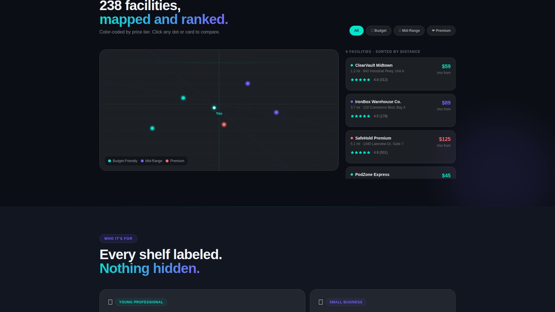 Locker - Powerful Storage Landing Page Template