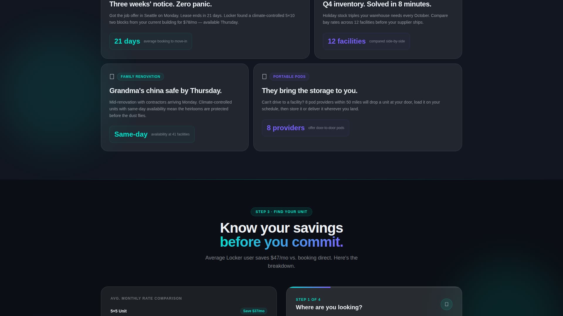 Locker - Powerful Storage Landing Page Template