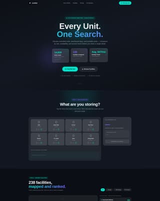 Locker - Powerful Storage Landing Page Template