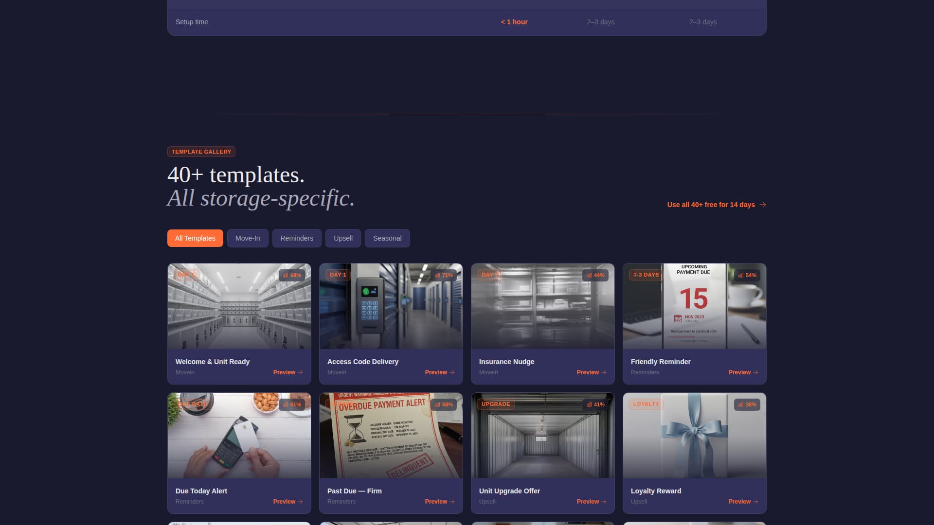 StorageMail - High-Performance Email Landing Page Template