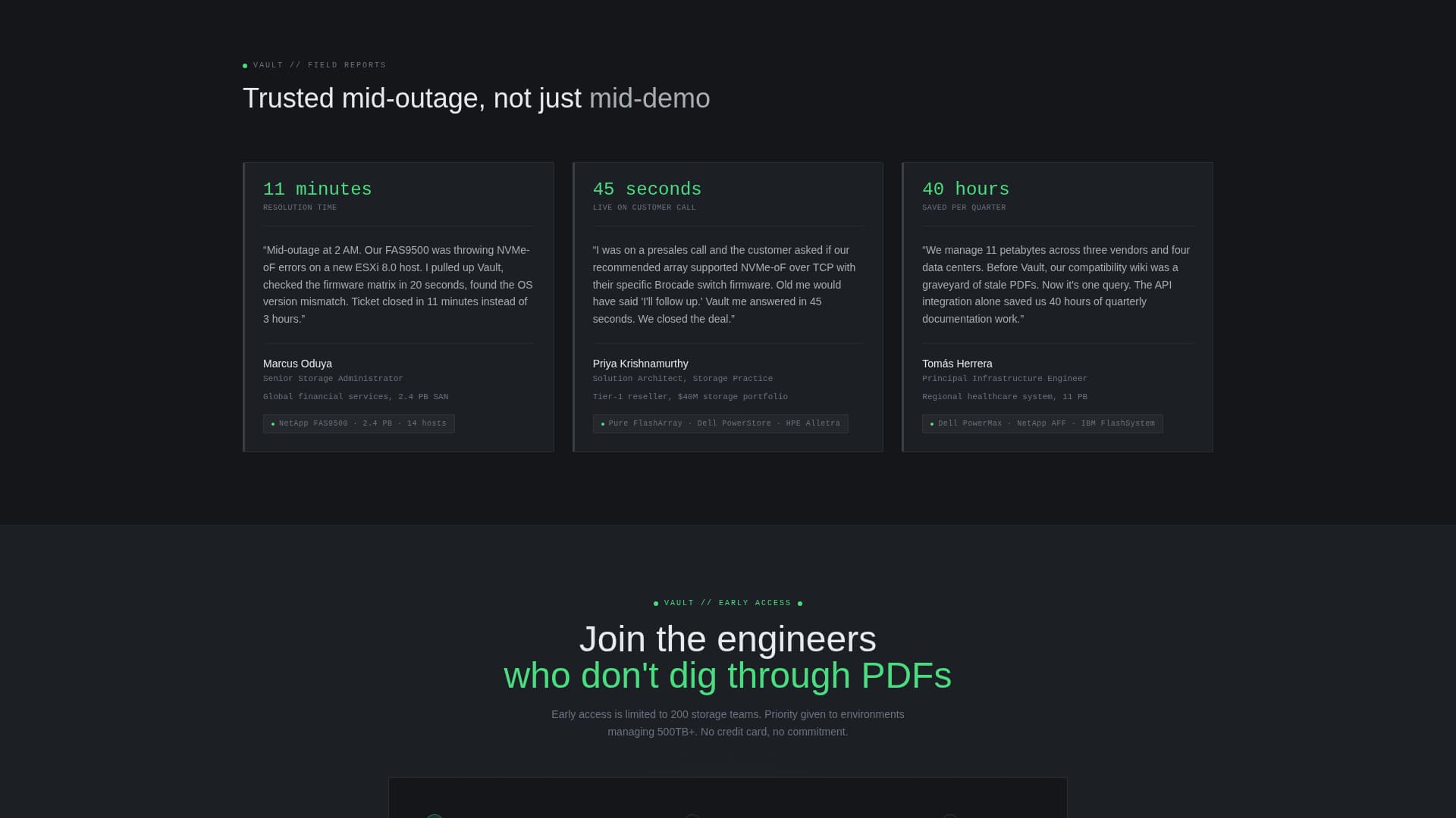Archive Backup Solution — Landing Page Template