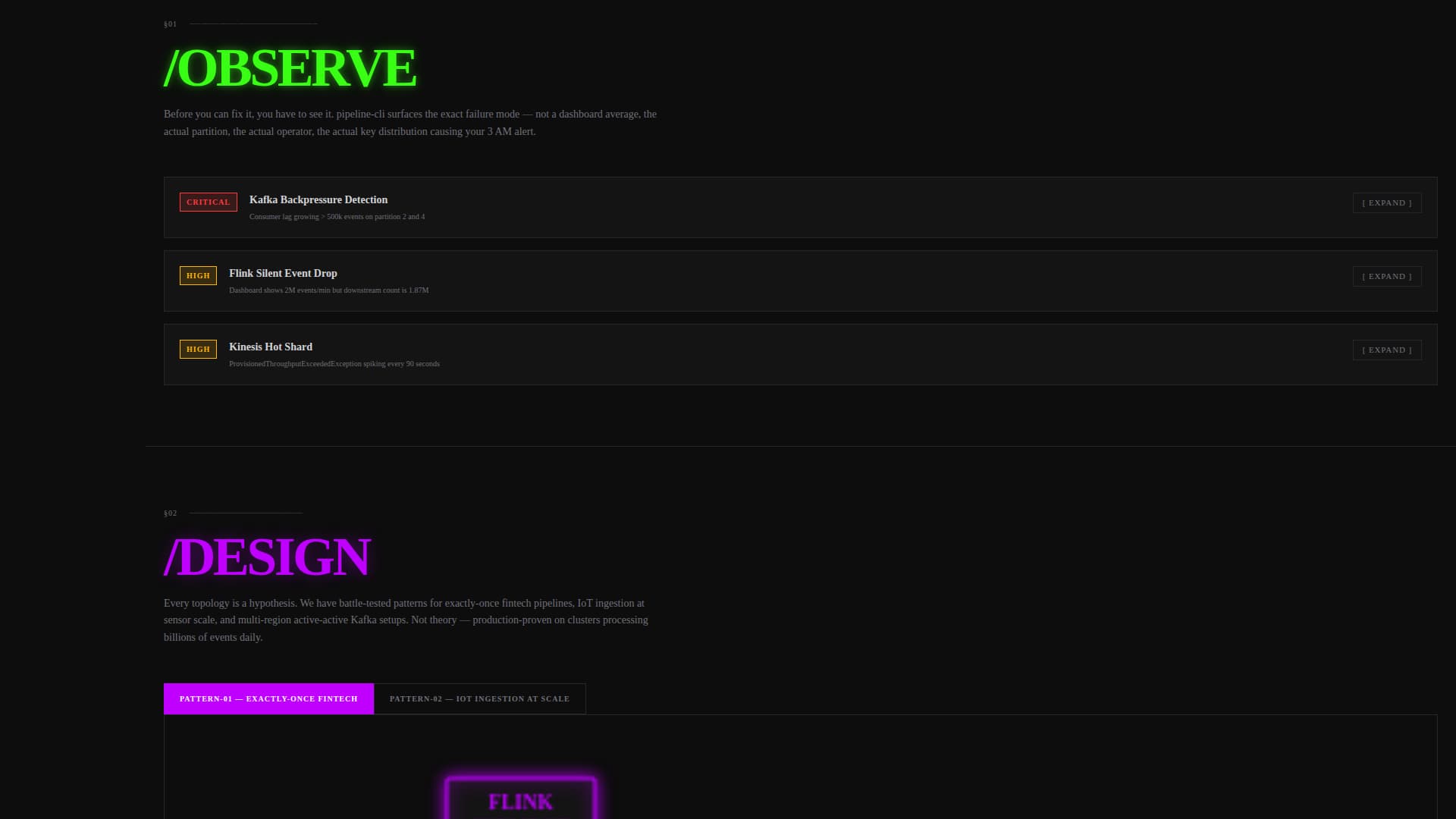 Pipeline - Powerful Streamprocessing Landing Page Template