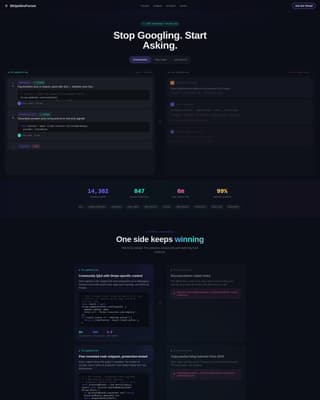 Stripe Documentation Specialist Professional Website Template