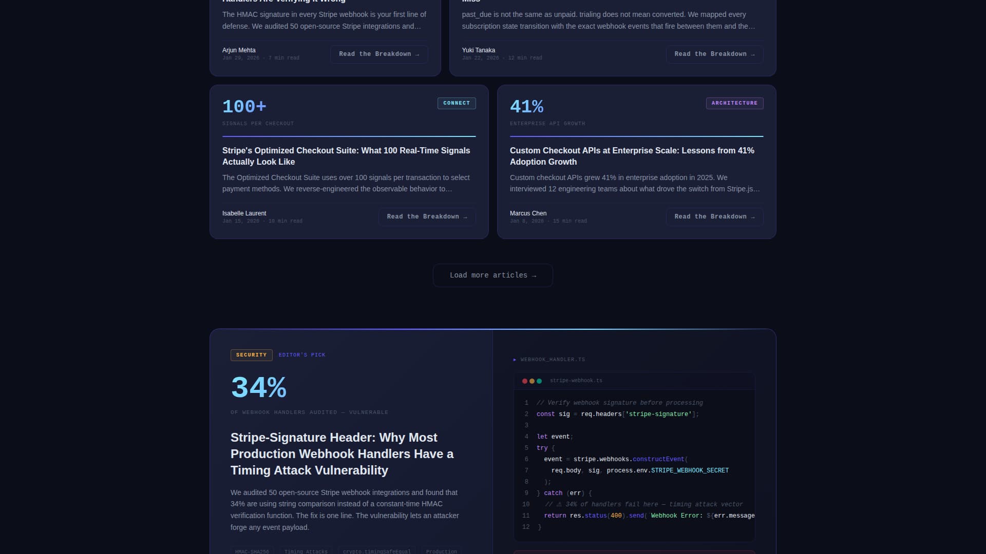 Mechanics - High-Voltage Developer Landing Page Template