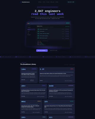 Mechanics - High-Voltage Developer Landing Page Template
