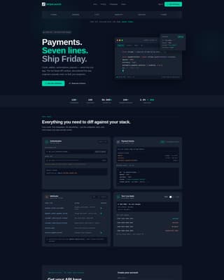 Stripe Documentation Advanced Professional Website Template