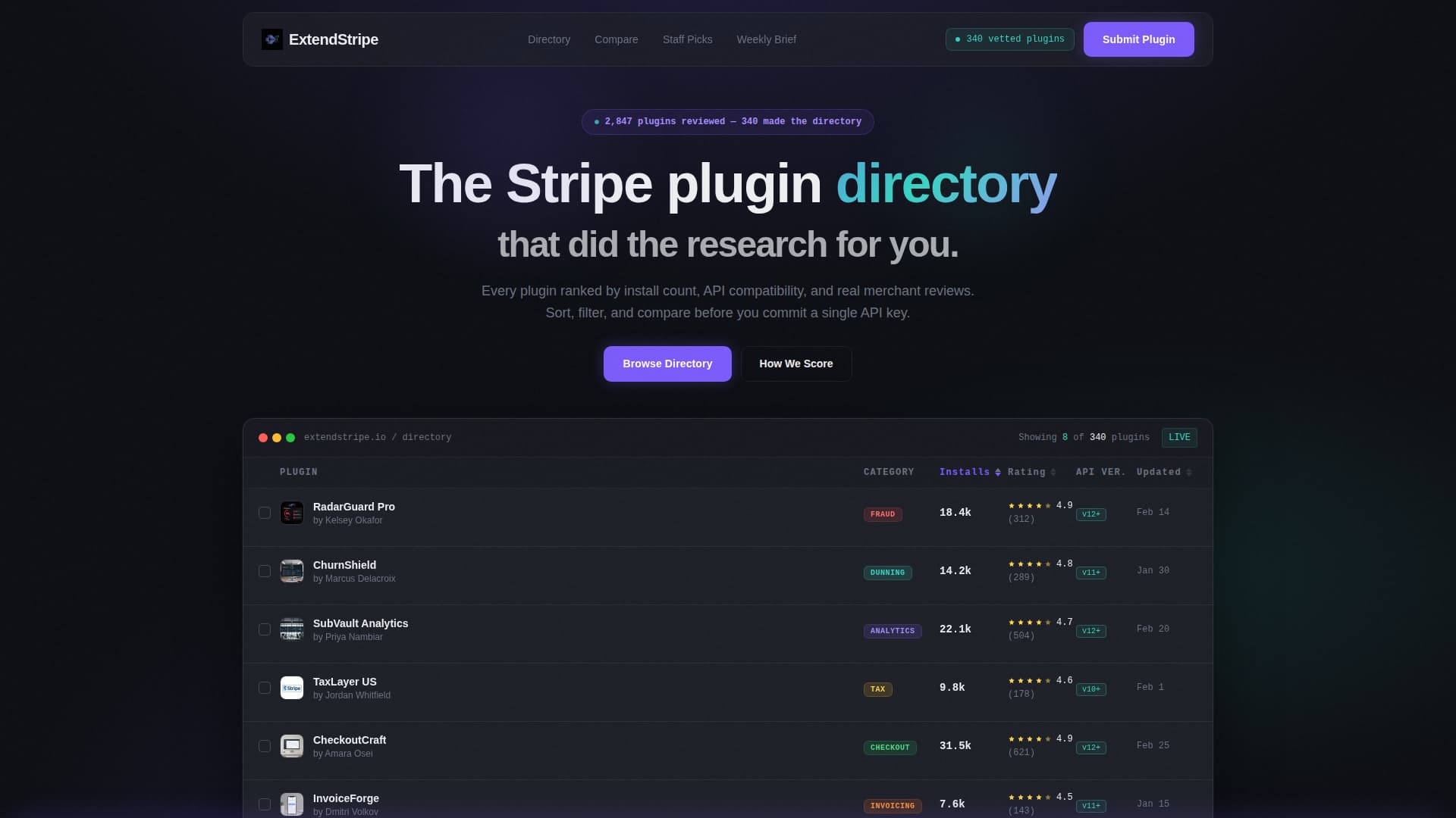 Add-On — Developer Extension Landing Page Template
