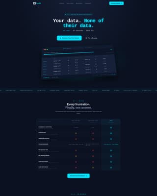 Synth — Synthetic Data Landing Page Template