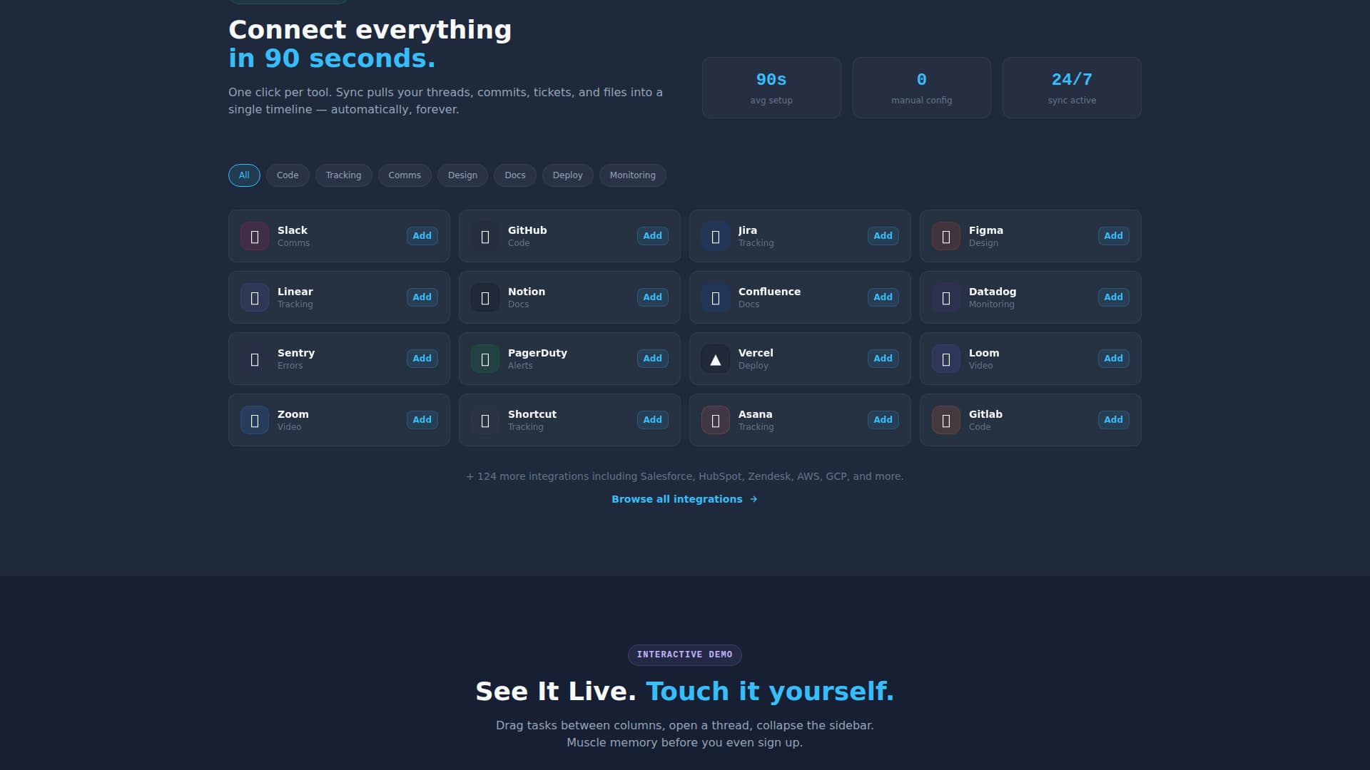 Sync - Unified Collaboration Landing Page Template