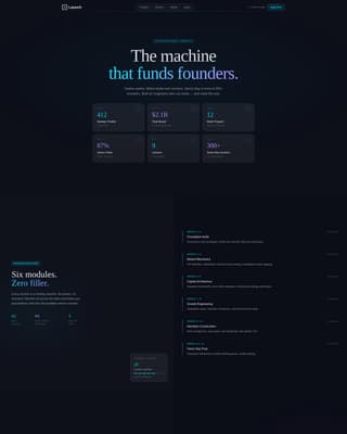 Launch - Elite Accelerator Landing Page Template