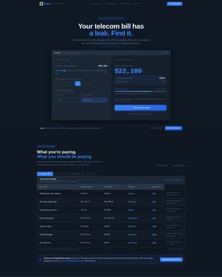 Carrier — Network Landing Page Template