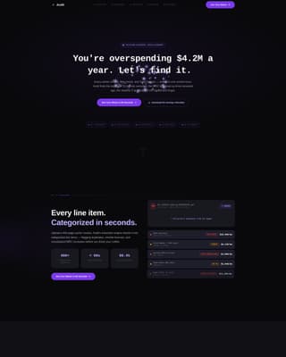 Audit - Powerful Telecom Landing Page Template