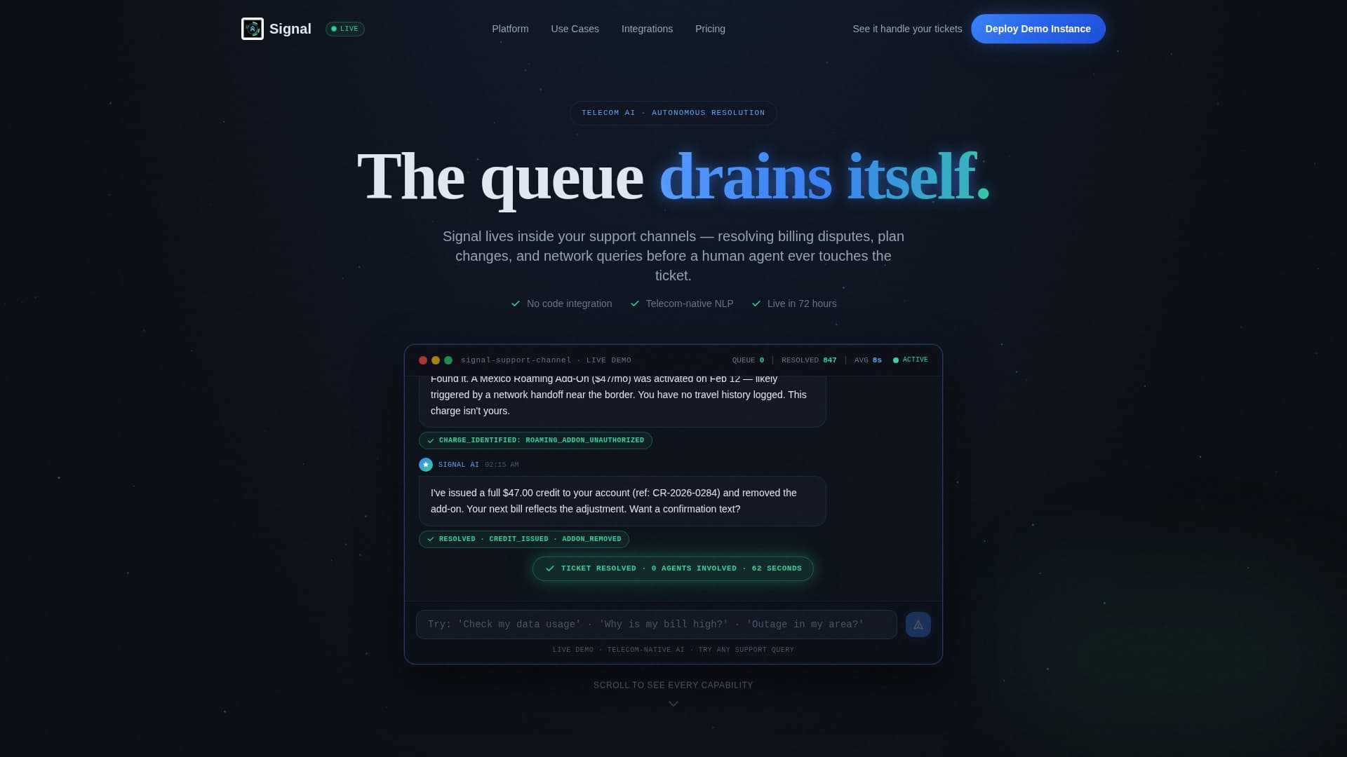 Spectrum — Wireless Solution Landing Page Template