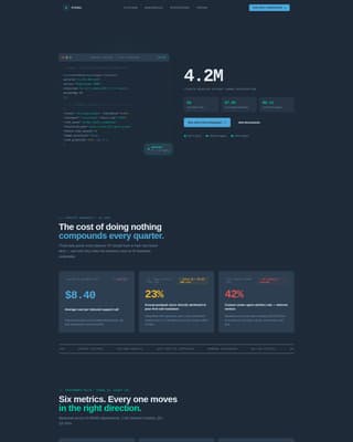 Carrier — Connectivity Landing Page Template
