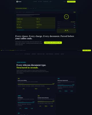 Packet - Intelligent Telecom Landing Page Template