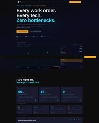 Uplink - Precision Telecom Landing Page Template
