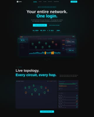 Wavelength — Comms Landing Page Template