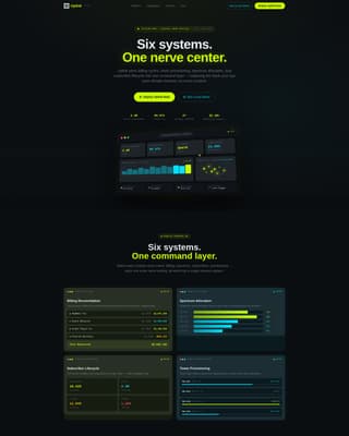 Uplink - Powerful Telecommunications Landing Page Template