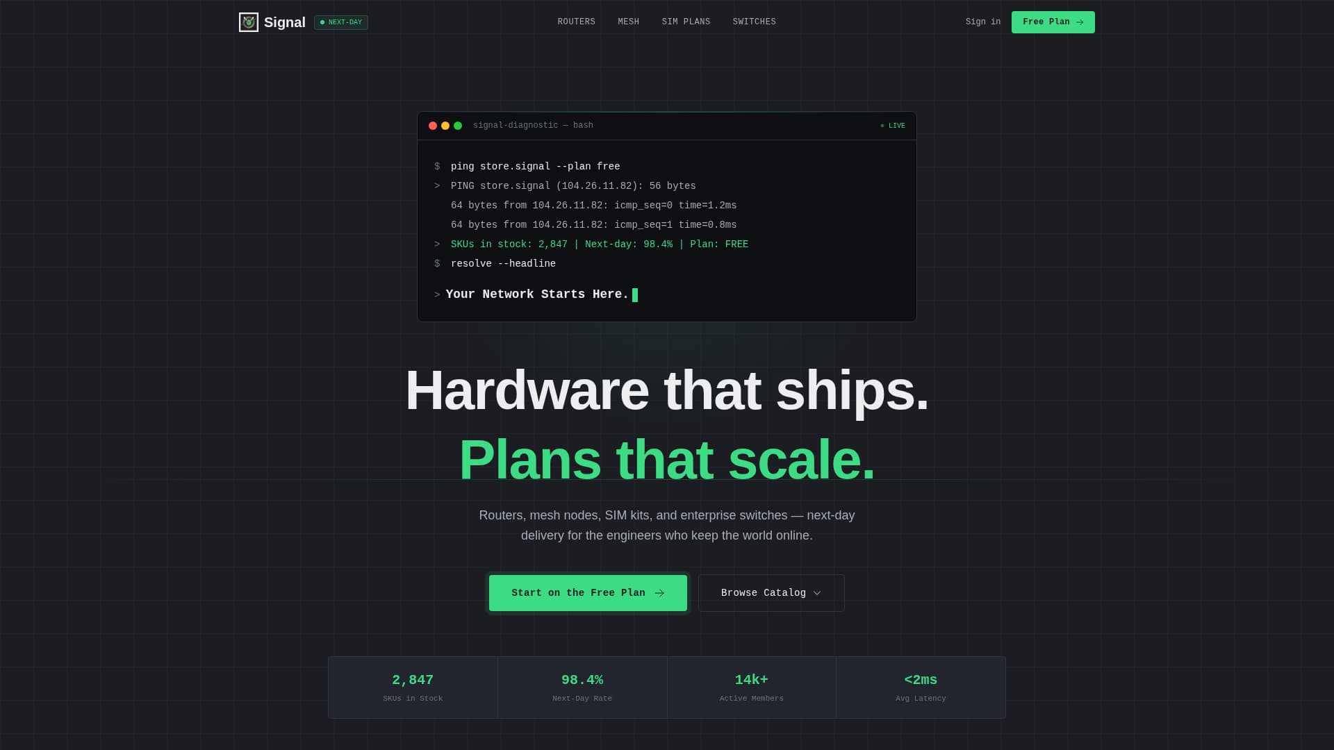 Relay — Telecom Landing Page Template
