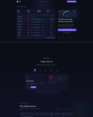 Connect — Carrier Landing Page Template
