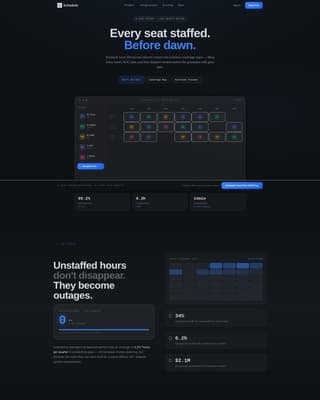 Telecommunications - High-Converting Staff Landing Page Template