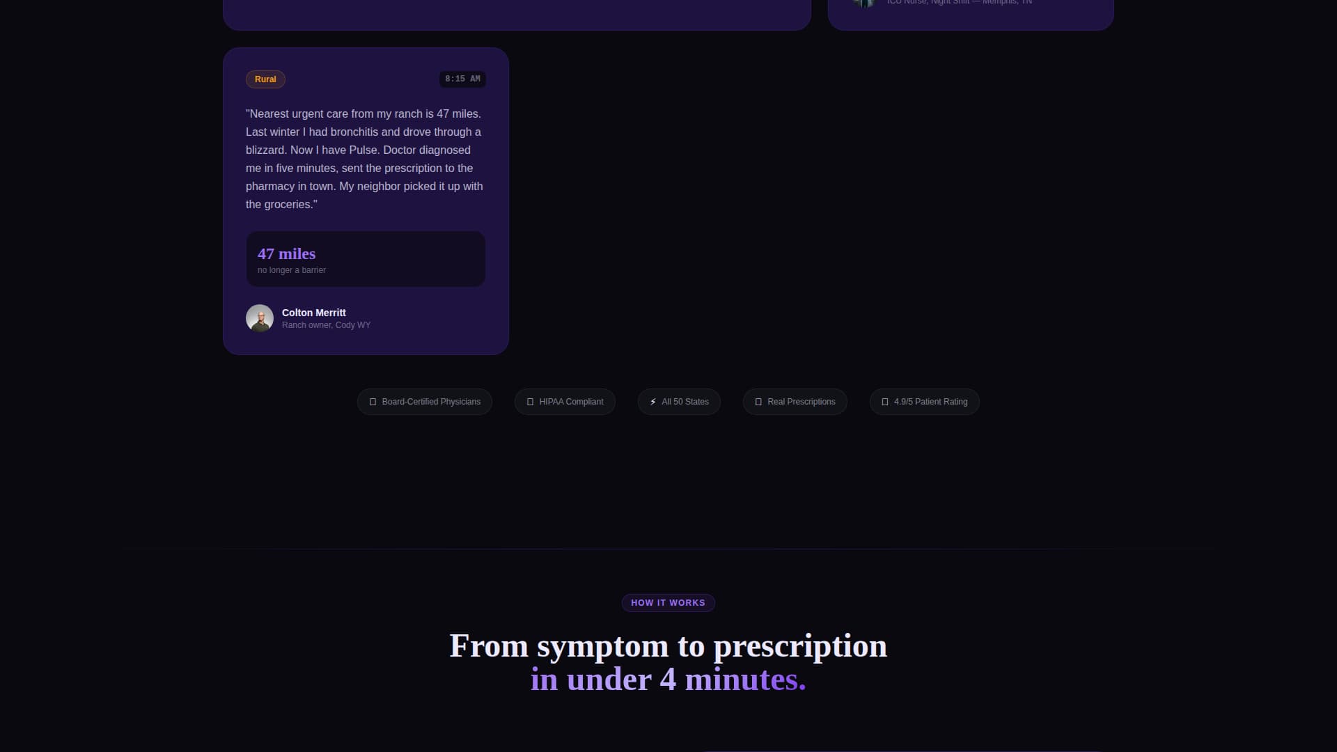 Pulse - Instant Telehealth Landing Page Template