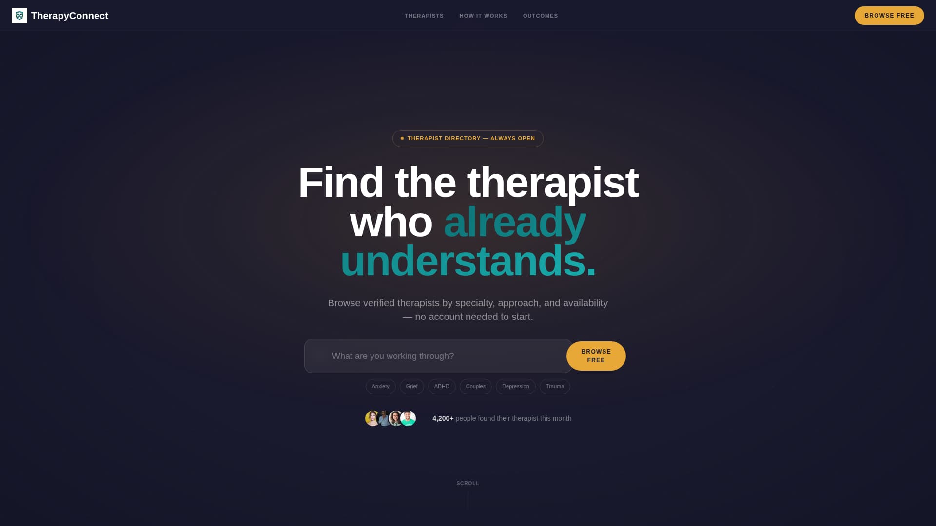 Session - Calming Therapist Landing Page Template