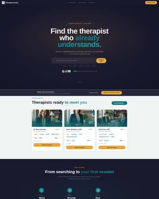 Session - Calming Therapist Landing Page Template