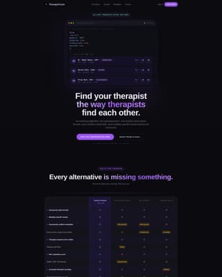 Therapy - Highconverting & Landing Page Template