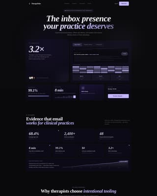 Session - Intentional TherapyNewsletter Landing Page Template
