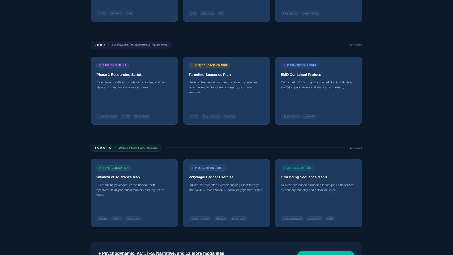 Therapy - Premium & Landing Page Template