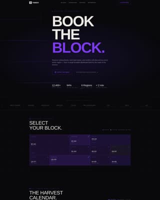 Timber - Brutalist Forestry Landing Page Template